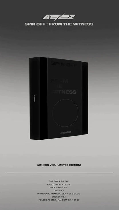 Spin Off : From The Witness - Limited Witness Version - incl. Photo Booklet, Bookmark, 3 Photocards, Sticker + Folded Poster