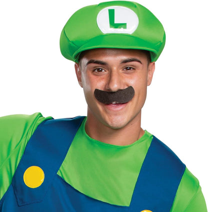 Smiffys Nintendo Super Mario Brothers Luigi Classic (Size 38-40)