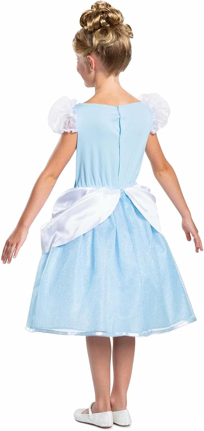 Disney Official Deluxe Cinderella Costume Kids, Princess Dress Up for Kids