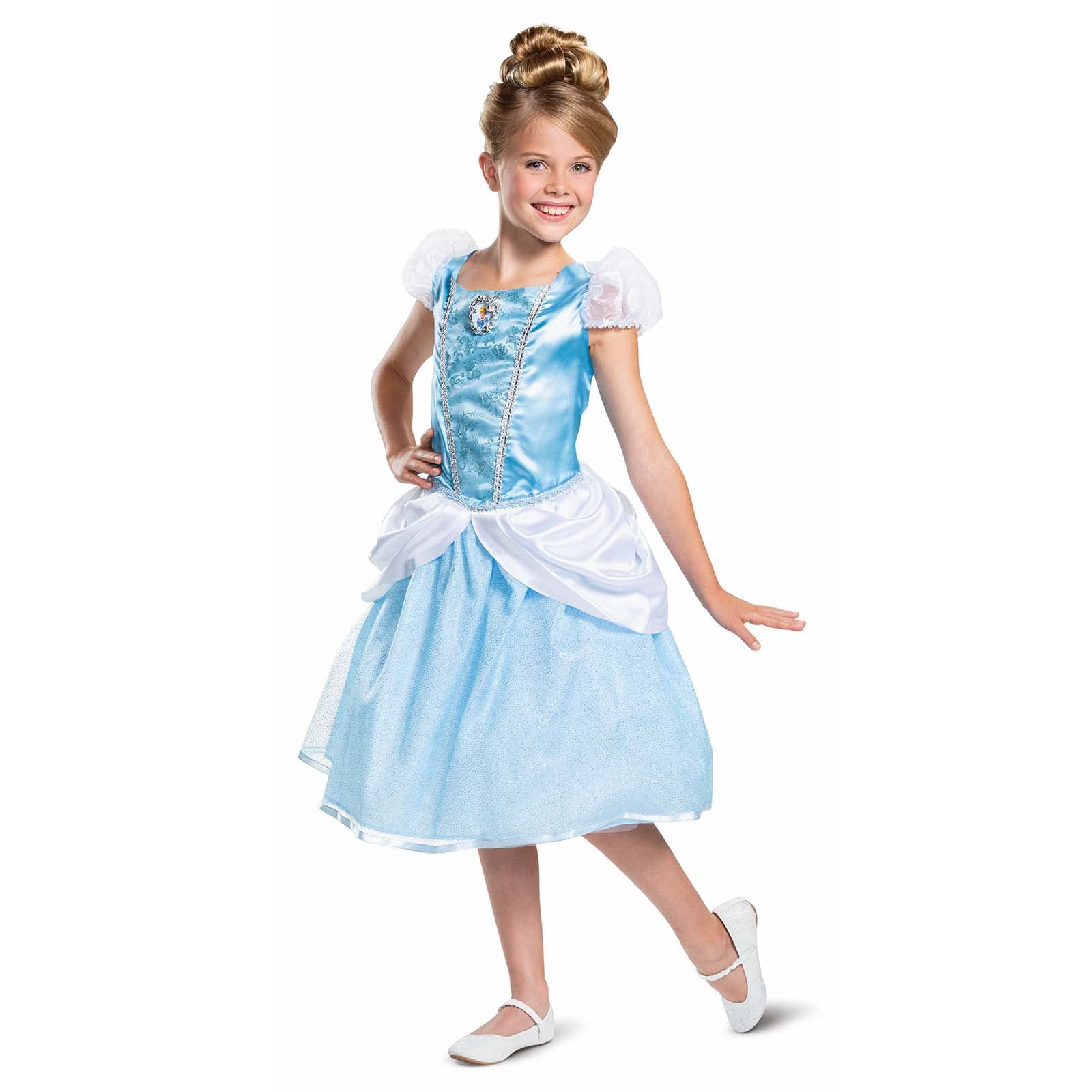 Disney Official Deluxe Cinderella Costume Kids, Princess Dress Up for Kids