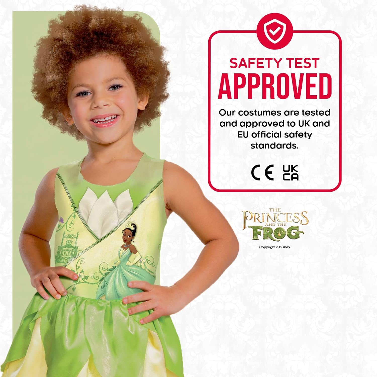 Disney Official Standard Princess Tiana Costume Kids, Princess and the Frog Princess Dress Up For Girls