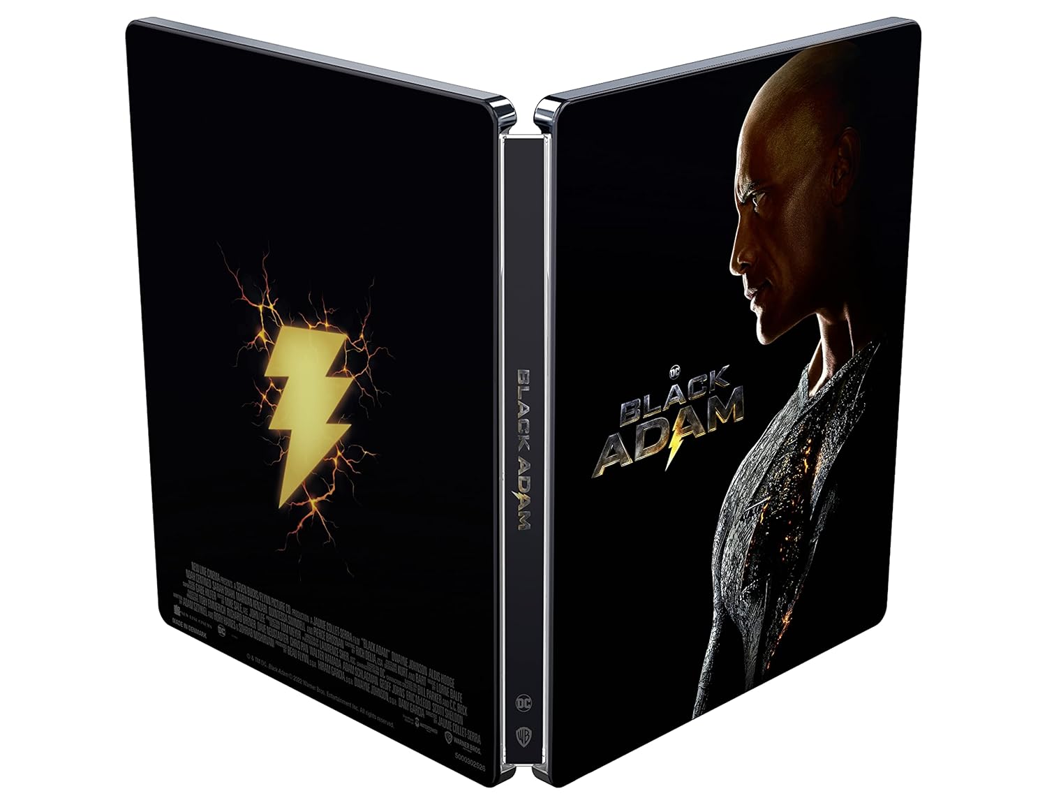 BLACK ADAM Steelbook (4K Ultra HD + Blu-Ray)