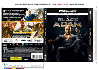 BLACK ADAM (4K Ultra HD + Blu-Ray