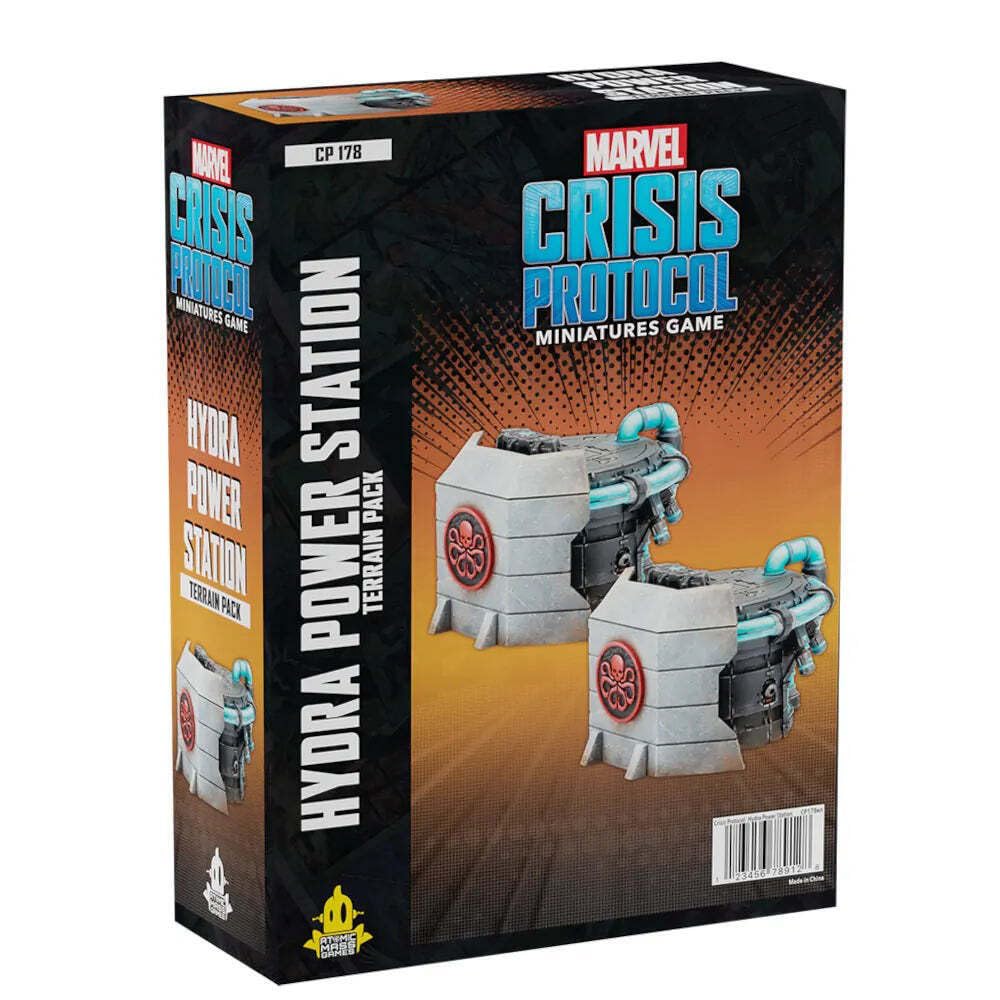Atomic Mass Games Marvel Crisis Protocol Hydra Power Station Terrain Pack | Miniatures Battle Game | Strategy Game for Adults | Ages 14+ | 2 Players | Average Playtime 90 Minutes | Made
