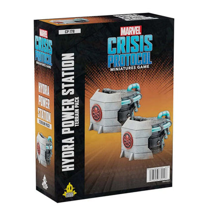 Atomic Mass Games Marvel Crisis Protocol Hydra Power Station Terrain Pack | Miniatures Battle Game | Strategy Game for Adults | Ages 14+ | 2 Players | Average Playtime 90 Minutes | Made