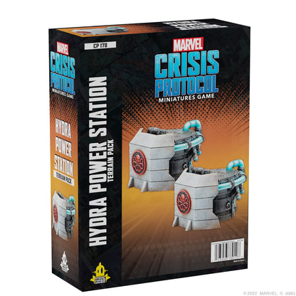 Atomic Mass Games Marvel Crisis Protocol Hydra Power Station Terrain Pack | Miniatures Battle Game | Strategy Game for Adults | Ages 14+ | 2 Players | Average Playtime 90 Minutes | Made