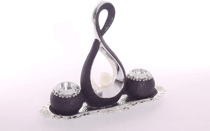 KanKan Oriental Candle Dish for Home Bedroom Decoration