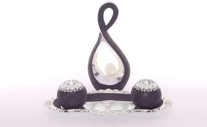 KanKan Oriental Candle Dish for Home Bedroom Decoration