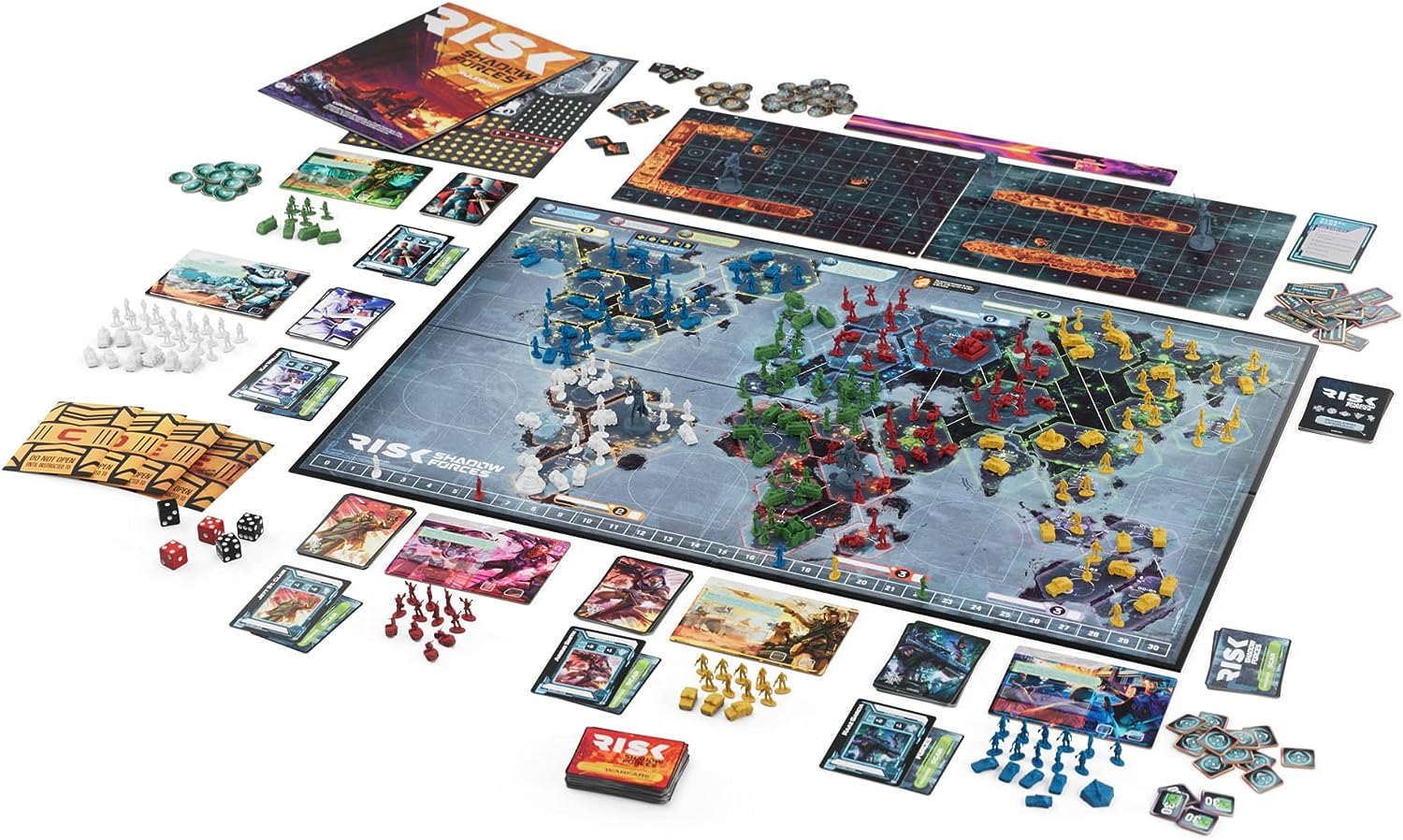 Risk Shadow Forces Strategy Game, Legacy Board Game, Board Game for Adults and Family Ages 13+, For 3-5 Players, Avalon Hill