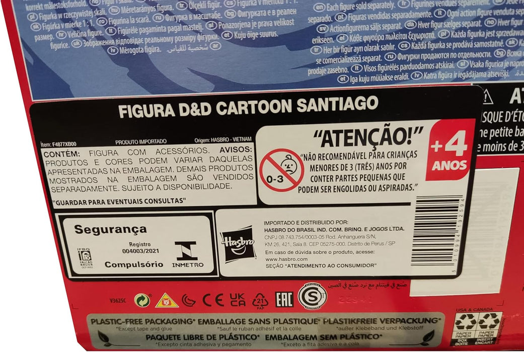 Dungeons & Dragons Cartoon Classics 6-Inch-Scale Bobby & Uni 2-Pack Action Figures, D&D 80s Cartoon, Includes d12 from Exclusive D&D Dice Set