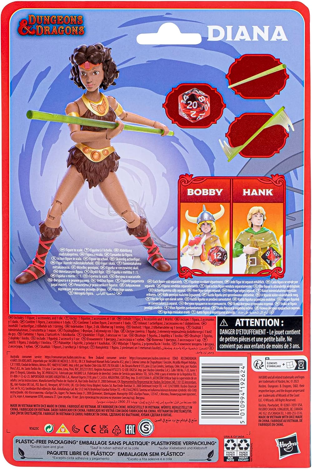 Dungeons & Dragons Cartoon Classics, Figurine articulée de 15 cm de D&D