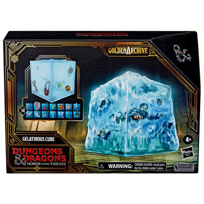 Dungeons & Dragons Hasbro F6370 The Honor of Thieves, Golden Archive, Collectable Gelatinous Cube Action Figure for Adults, Compatible with D&D Action Figures in Scale 15 cm, Multi