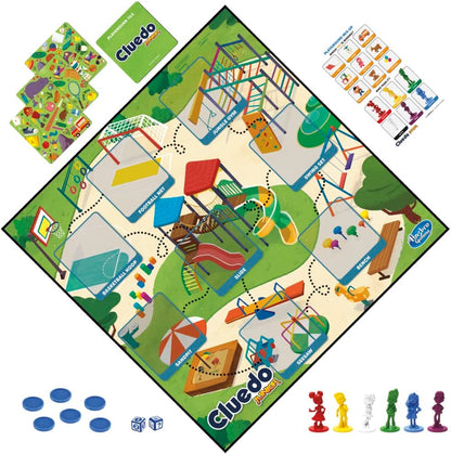 Hasbro Gaming Cluedo Junior Board Game, Reimagined Classic for 2-6 Players, Detective Games for Boys and Girls, 2 in 1 with 2-sided Gameboard, Fun Toy