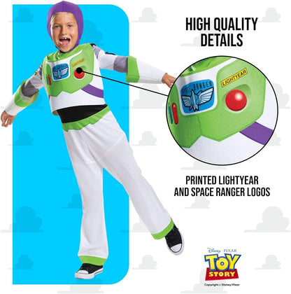 Smiffys Disney Pixar Toy Story Buzz Deluxe Costume (Size 7-8)