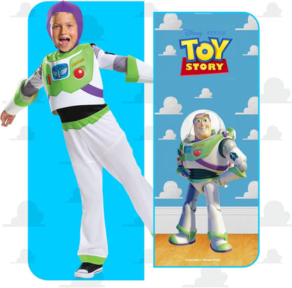 Smiffys Disney Pixar Toy Story Buzz Deluxe Costume (Size 4-6)