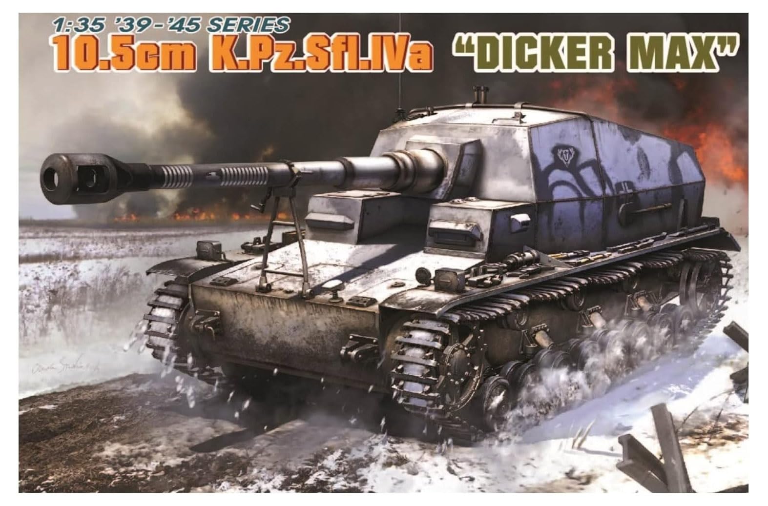 Dragon 6979 - 1:35 10.5cm K.Pz.Sfl.Iva "Dicker Max" - Neu