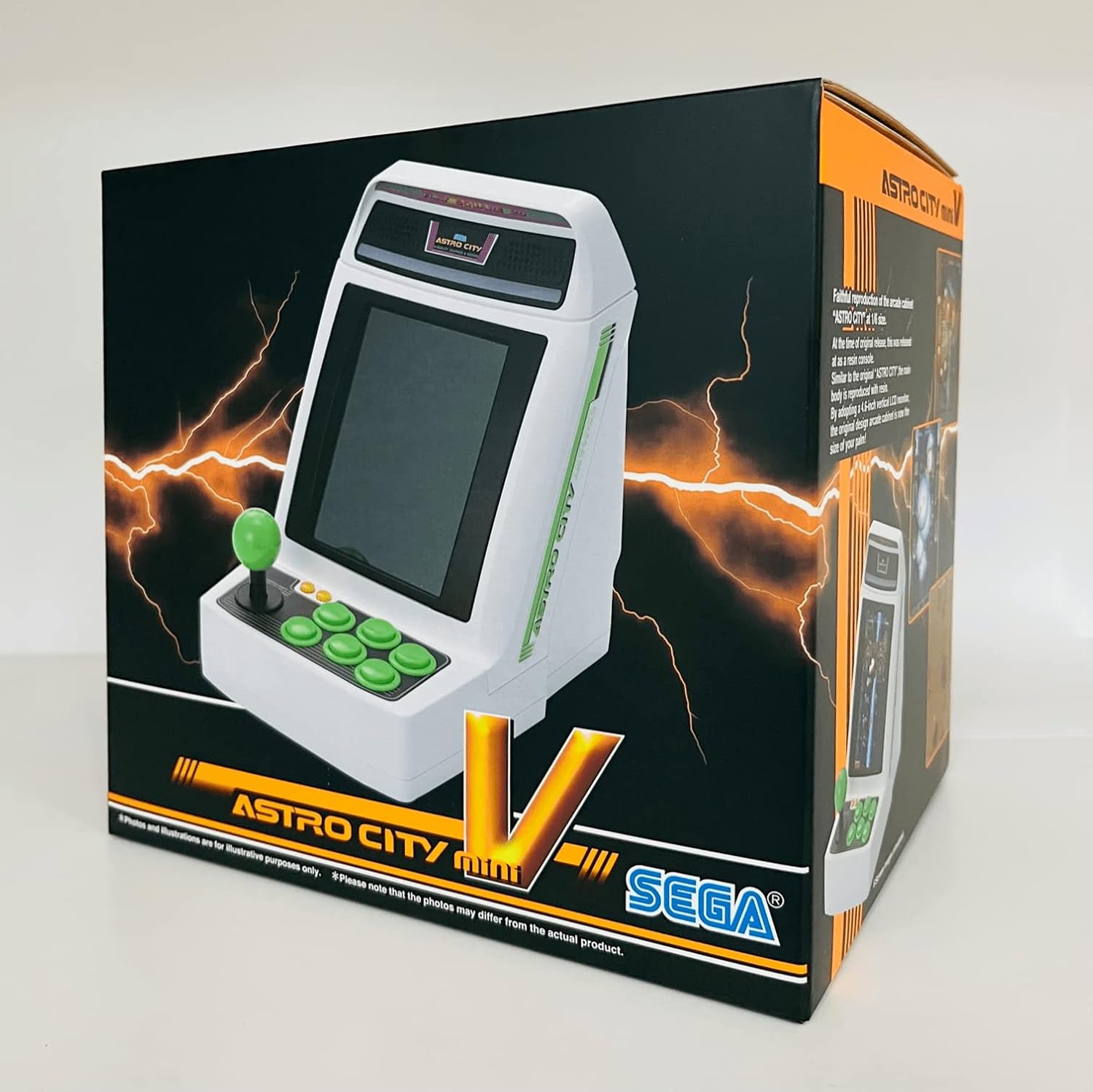 SEGA Astro City Mini V (Mini plug n play arcade) Mini Console with 22 build-in games
