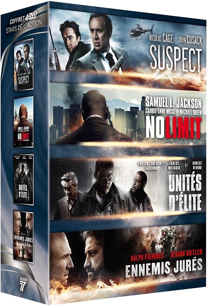 Coffret les stars de l'action - dvd