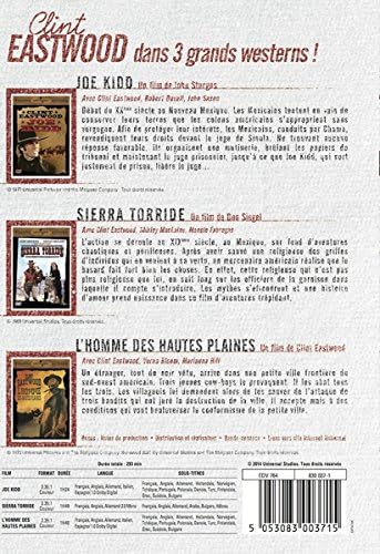 Joe Kidd + Sierra Torride + L'homme Des Hautes Plaines (coffret Clint Eastwood