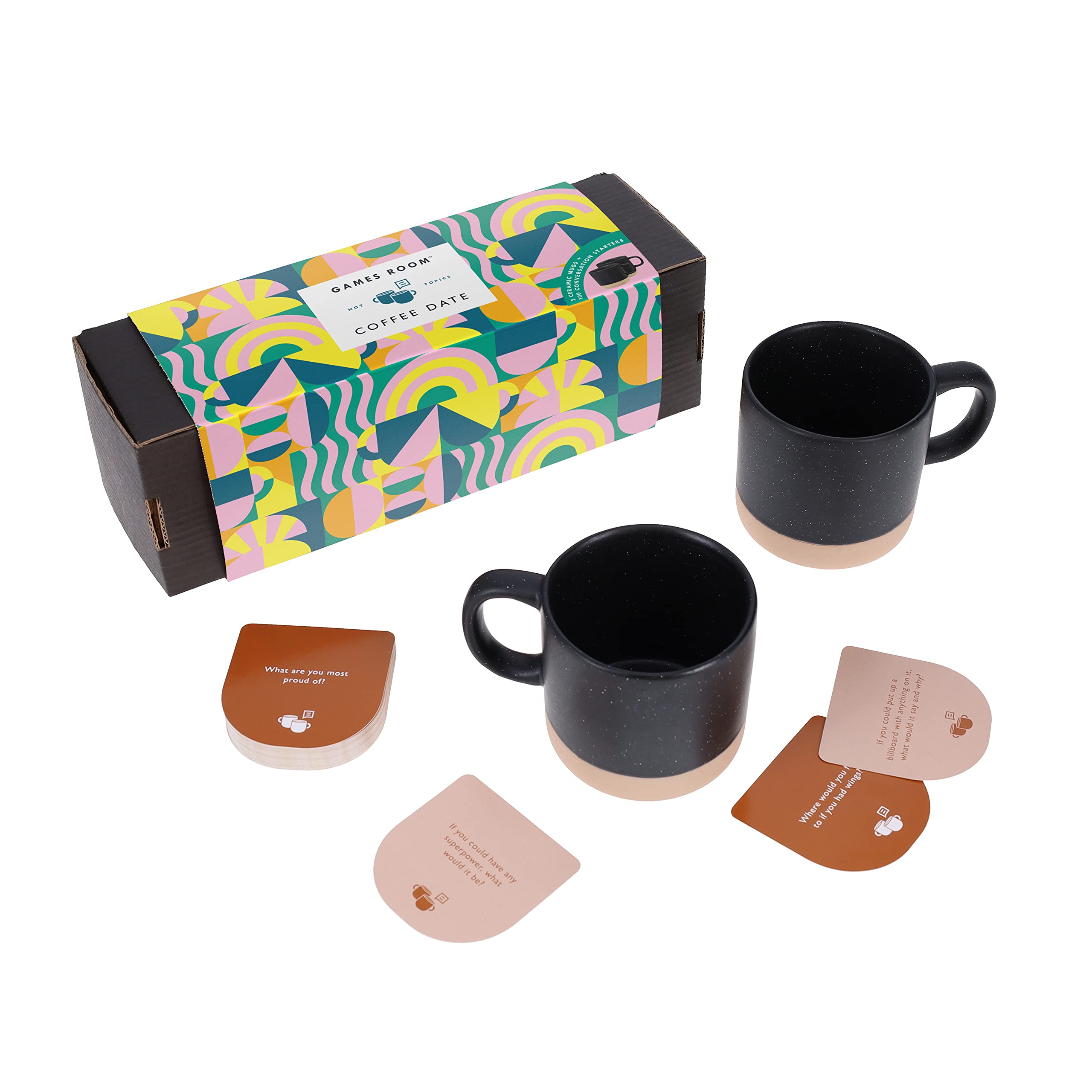 Games Room Coffee Date Gift Set - Game - Adults - Indoor - Multicolor - No Batteries - Game Pieces, Instructions