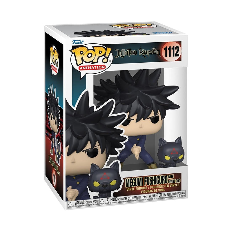 Funko 61360 POP & Buddy: Jujutsu Kaisen S1 - Megumi w/Dogs