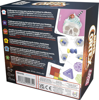 Zygomatic | Super Cortex Challenge | Challenging Party Card Game | Ages 8+ | 2-6 Players | 15+ Minutes Playing Time