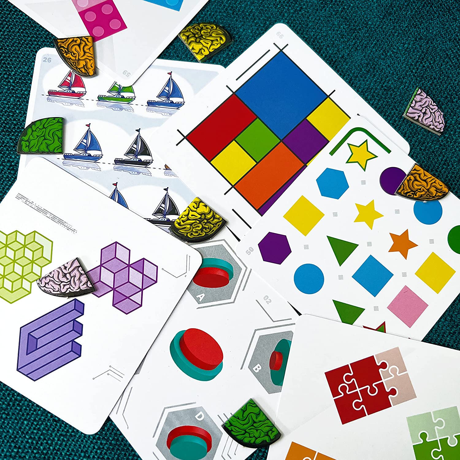 Zygomatic | Super Cortex Challenge | Challenging Party Card Game | Ages 8+ | 2-6 Players | 15+ Minutes Playing Time