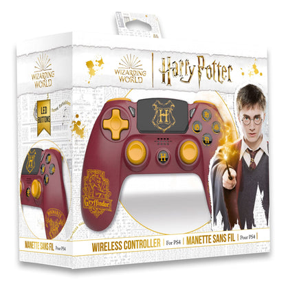 Freaks and Geeks Wizarding World Harry Potter 140119 Wireless Bluetooth Controller for Playstation PS4, Gryffindor, Red