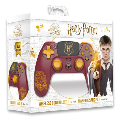 Freaks and Geeks Wizarding World Harry Potter 140119 Wireless Bluetooth Controller for Playstation PS4, Gryffindor, Red
