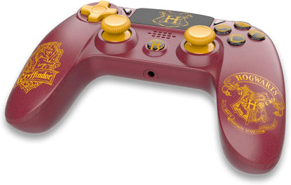 Freaks and Geeks Wizarding World Harry Potter 140119 Wireless Bluetooth Controller for Playstation PS4, Gryffindor, Red