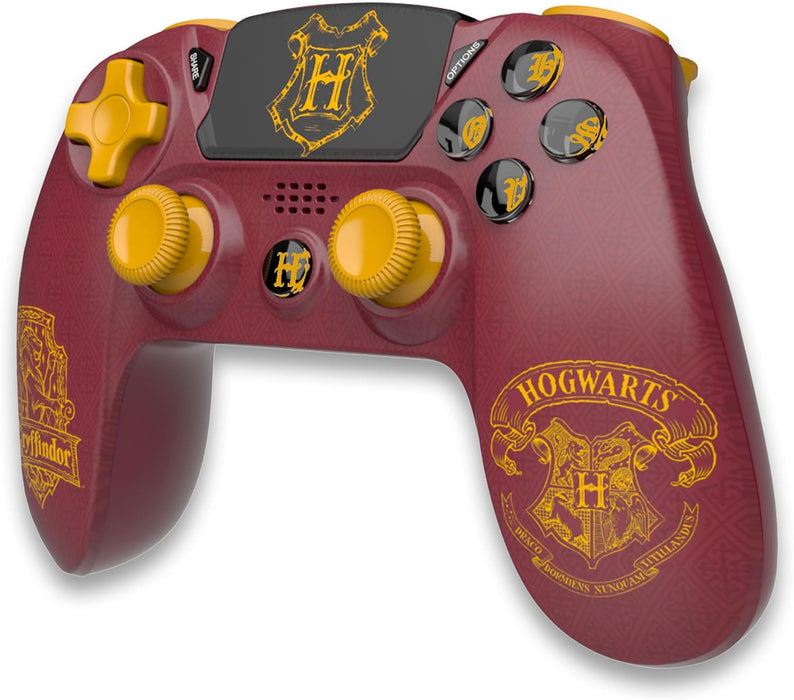 Freaks and Geeks Wizarding World Harry Potter 140119 Wireless Bluetooth Controller for Playstation PS4, Gryffindor, Red