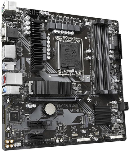 Gigabyte B760M DS3H DDR4 Motherboard - Supports Intel Core 14th Gen CPUs, 6+2+1 Phases Digital VRM, up to 5333MHz DDR4 (OC), 2xPCIe 4.0 M.2, 2.5GbE LAN, USB 3.2 Gen2