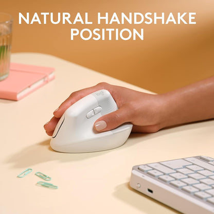 Lift Vertical Ergonomic Mouse for Mac - Wireless, Bluetooth, Right-Handed