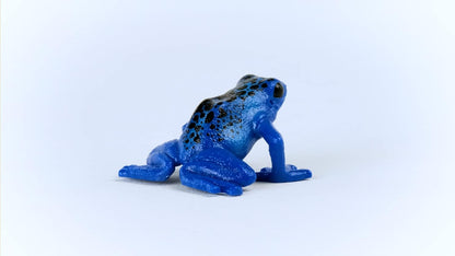 Schleich Wild Life New 2023, Wild Animal Rainforest Jungle Toys for Kids, Poison Dart Frog Toy, Blue, Ages 3+ Blue Poison Dart Frog