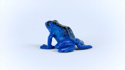 Schleich Wild Life New 2023, Wild Animal Rainforest Jungle Toys for Kids, Poison Dart Frog Toy, Blue, Ages 3+ Blue Poison Dart Frog
