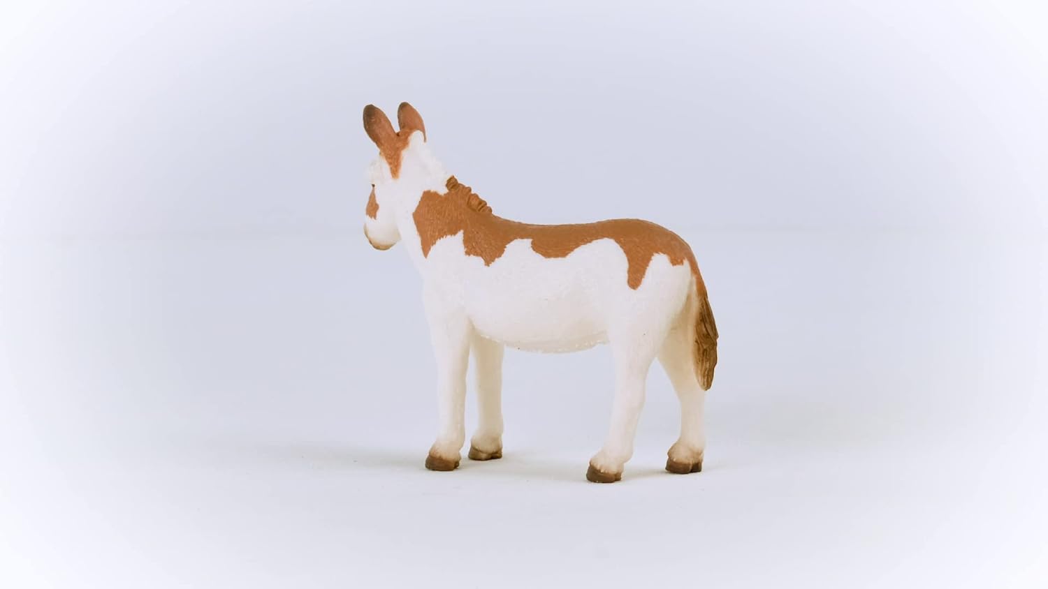 schleich 13961 American Spotted Donkey, from 3 years FARM WORLD - Figurine, 8 x 2 x 7 cm