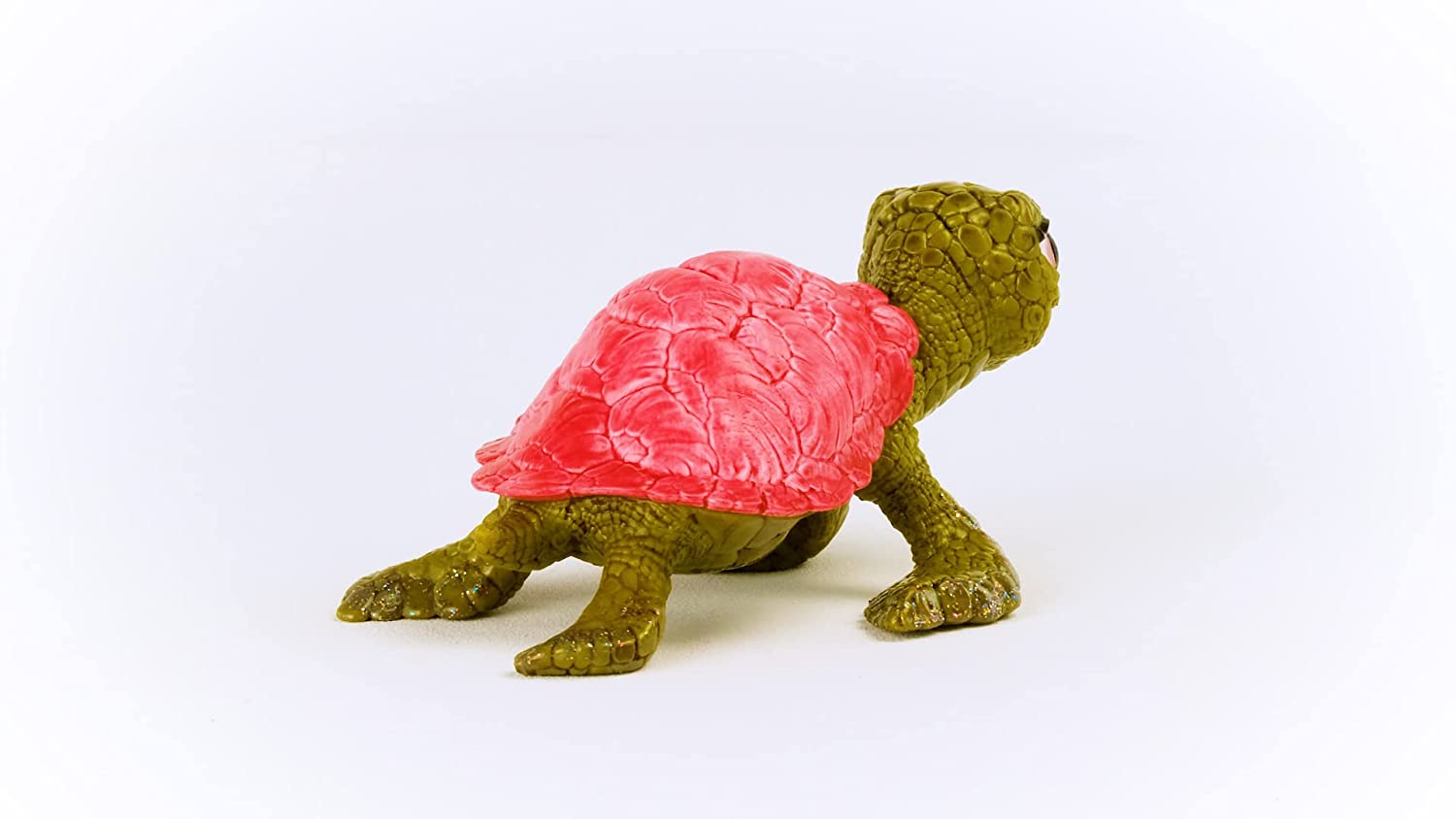 schleich BAYALA 70759 Pink Sapphire Schildkröte Spielzeugfigur - Märchenhafte Rosa Saphir Schildkröte Meereskreatur Meeres-Tierfigur Figuren für Kinder ab 5 Jahren, 2.1 inch