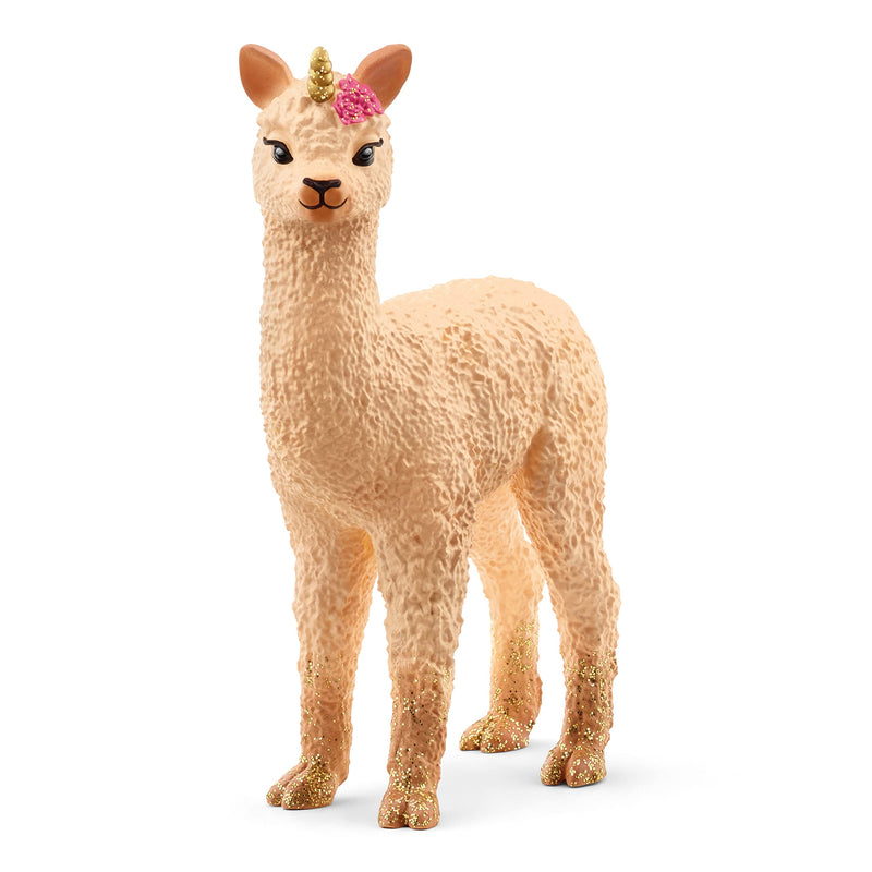 Schleich bayala New 2023, Unicorn Mythical Creature Toys for Girls and Boys, Baby Llama Unicorn Toy Figurine, Ages 5+ Llamacorn Baby