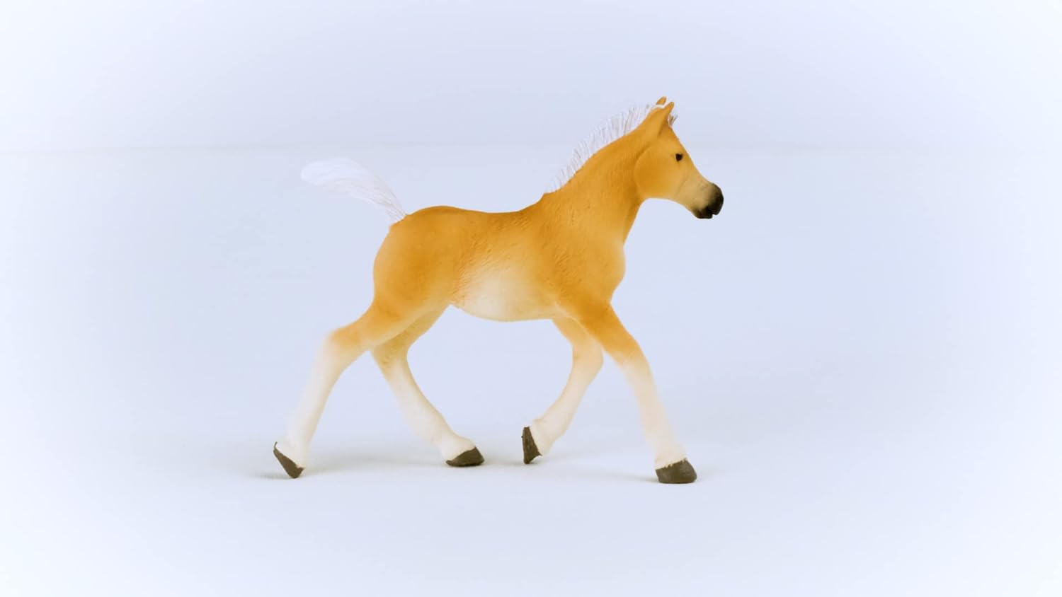 SCHLEICH 13951 Haflinger Foal Horse Club Toy Figurine for children aged 5-12 Years, White.