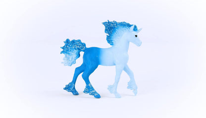 Schleich bayala New 2023, Unicorn Toys for Girls and Boys, Elementa Water Flame Baby Unicorn Toy Figurine, Ages 5+