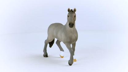 schleich 13956 Cheval de Selle Francais Hengst, für Kinder ab 5-12 Jahren, HORSE CLUB - Spielfigur, Mehrfarbig/Meereswellen (Ocean Tides