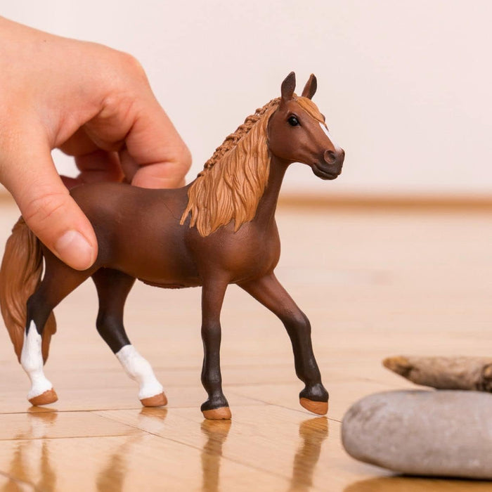 schleich 13953 Paso Peruano Stute, ab 5 Jahren, HORSE CLUB - Spielfigur, 3 x 14 x 12 cm, Brown