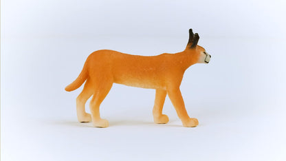 SCHLEICH 14867 Caracal Female Wild Life Toy Figurine for children aged 3-8 Years