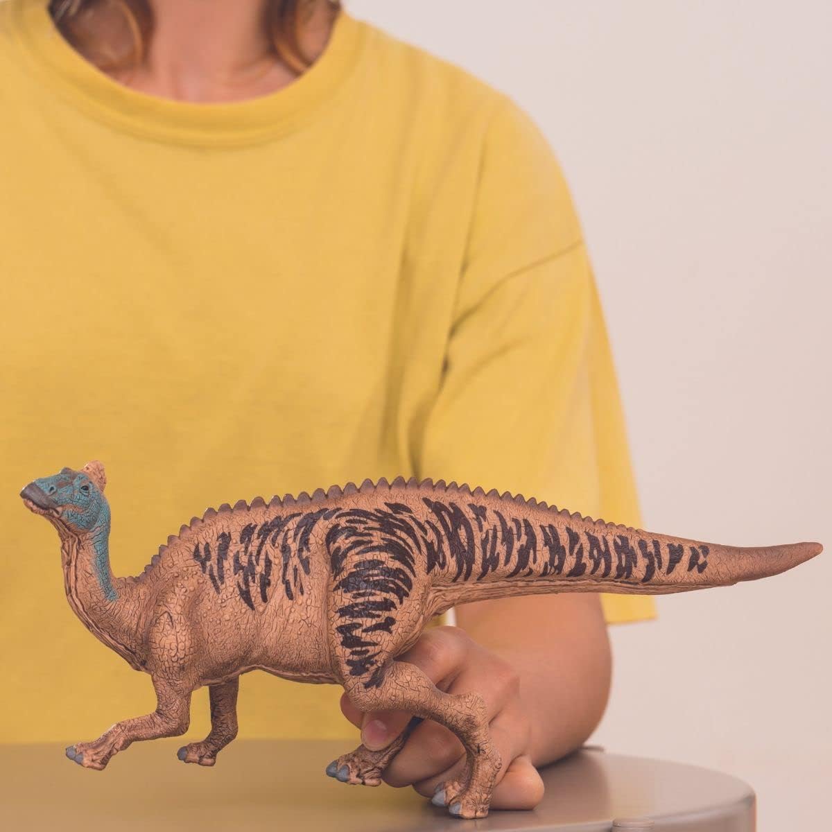schleich DINOSAURS 15037 Realistischer Edmontosaurus- Dino - Große Prähistorische Dino Actionfigur, Großes Jurassic Planet Dinosaurier Spielzeug ab 4 Jahre