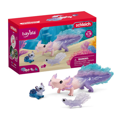 SCHLEICH 42628 Axolotl discovery Set bayala Toy Playset for children aged 5-12 Years