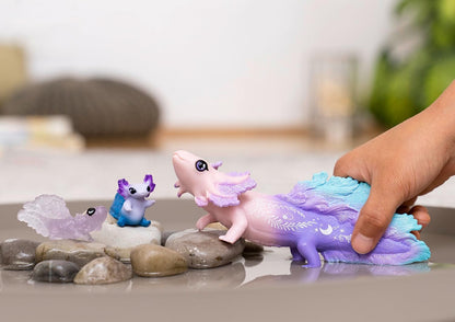 SCHLEICH 42628 Axolotl discovery Set bayala Toy Playset for children aged 5-12 Years