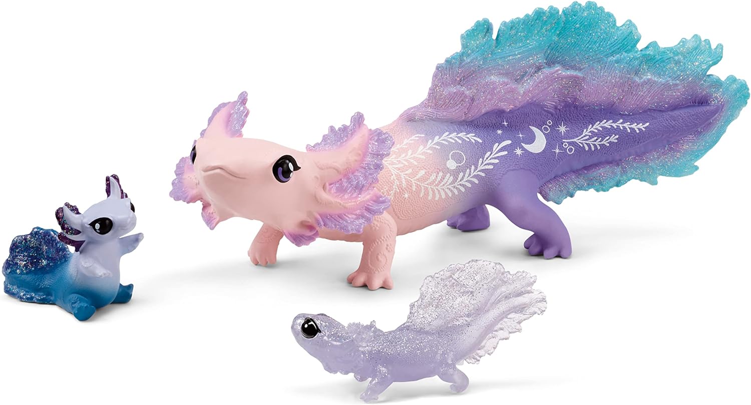 SCHLEICH 42628 Axolotl discovery Set bayala Toy Playset for children aged 5-12 Years
