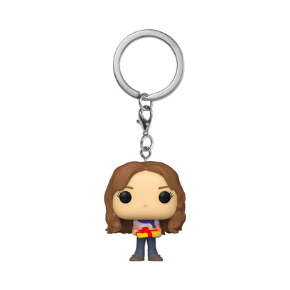 Funko Pop! Keychain: Harry Potter Holiday - Hermione Granger - Mini Figura in Vinile da Collezione Novità Portachiavi - Riempitivi per Calze - Idea Regalo - Merchandising Ufficiale