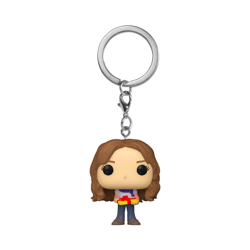 Funko Pop! Keychain: Harry Potter Holiday - Hermione Granger - Mini Figura in Vinile da Collezione Novità Portachiavi - Riempitivi per Calze - Idea Regalo - Merchandising Ufficiale