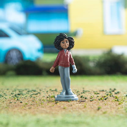 Transformers Figuras EarthSpark - Figura Cambiador de Giro Bumblebee de 20 cm con Figura de Mo Malto de 5 cm - A Partir de 6 años